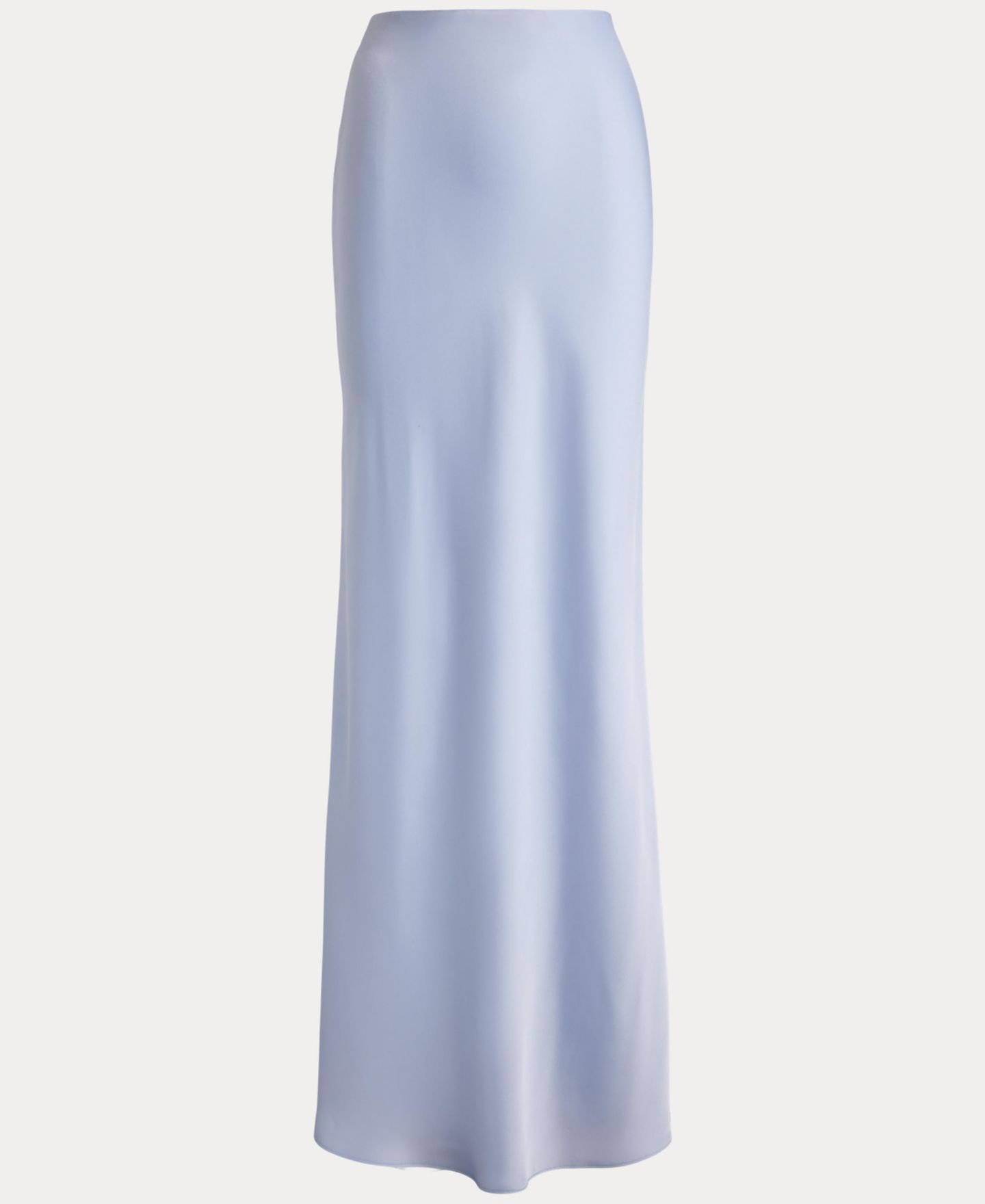 Женская юбка Lauren Ralph Lauren Satin Charmeuse Maxi, цвет: Синий — фото 7