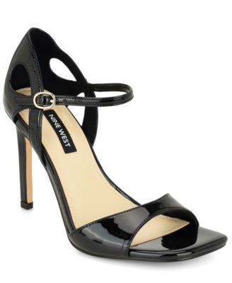 Women's Paddie Square Toe Stiletto Dress Sandals