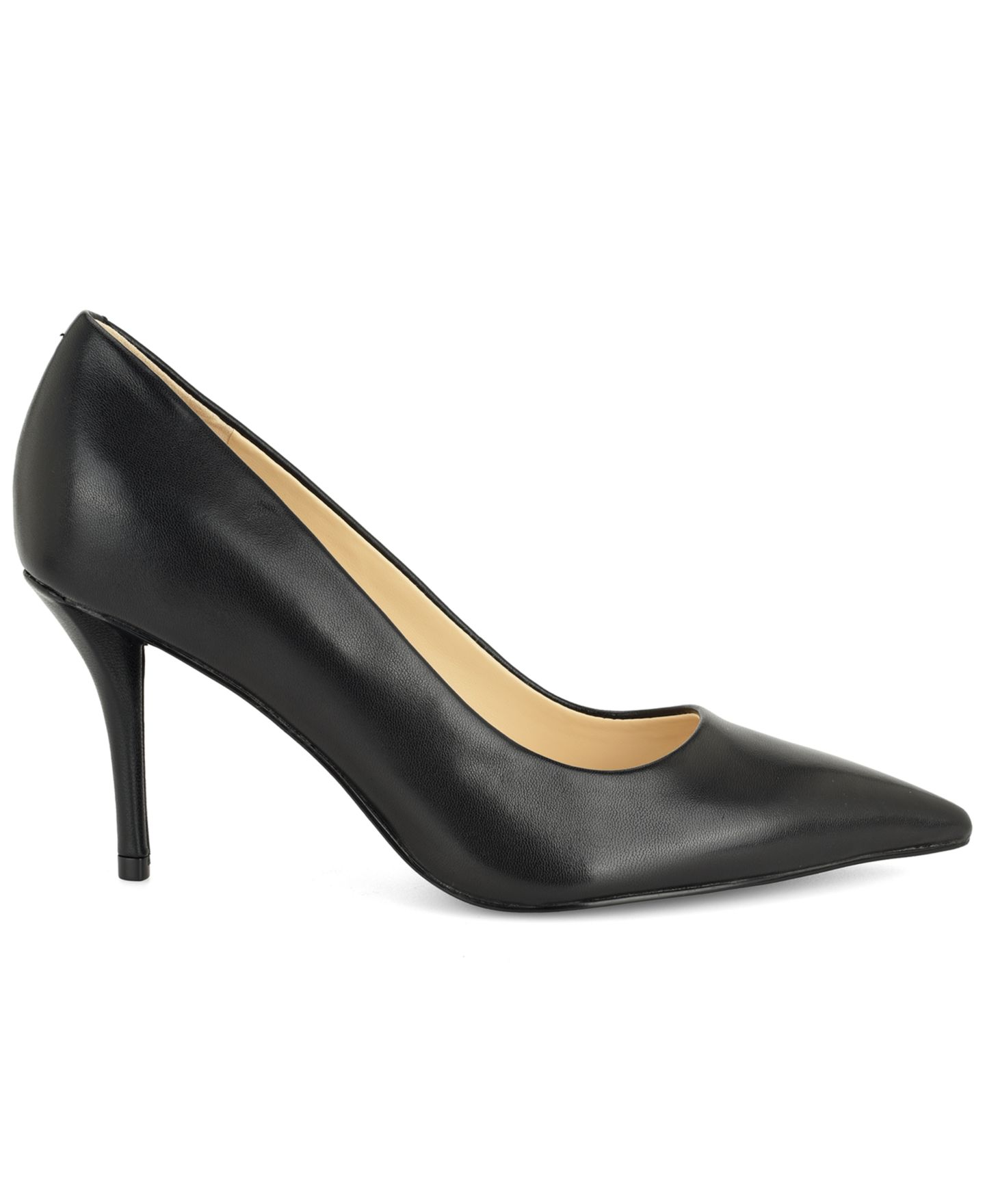Женские туфли Nine West Merran Pointed Toe Stiletto Pumps, цвет: Чёрный кожаный — фото 2