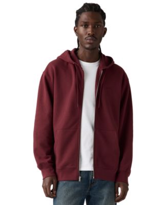 Men's Fleece Relaxed-Fit Zip-Up Hoodie