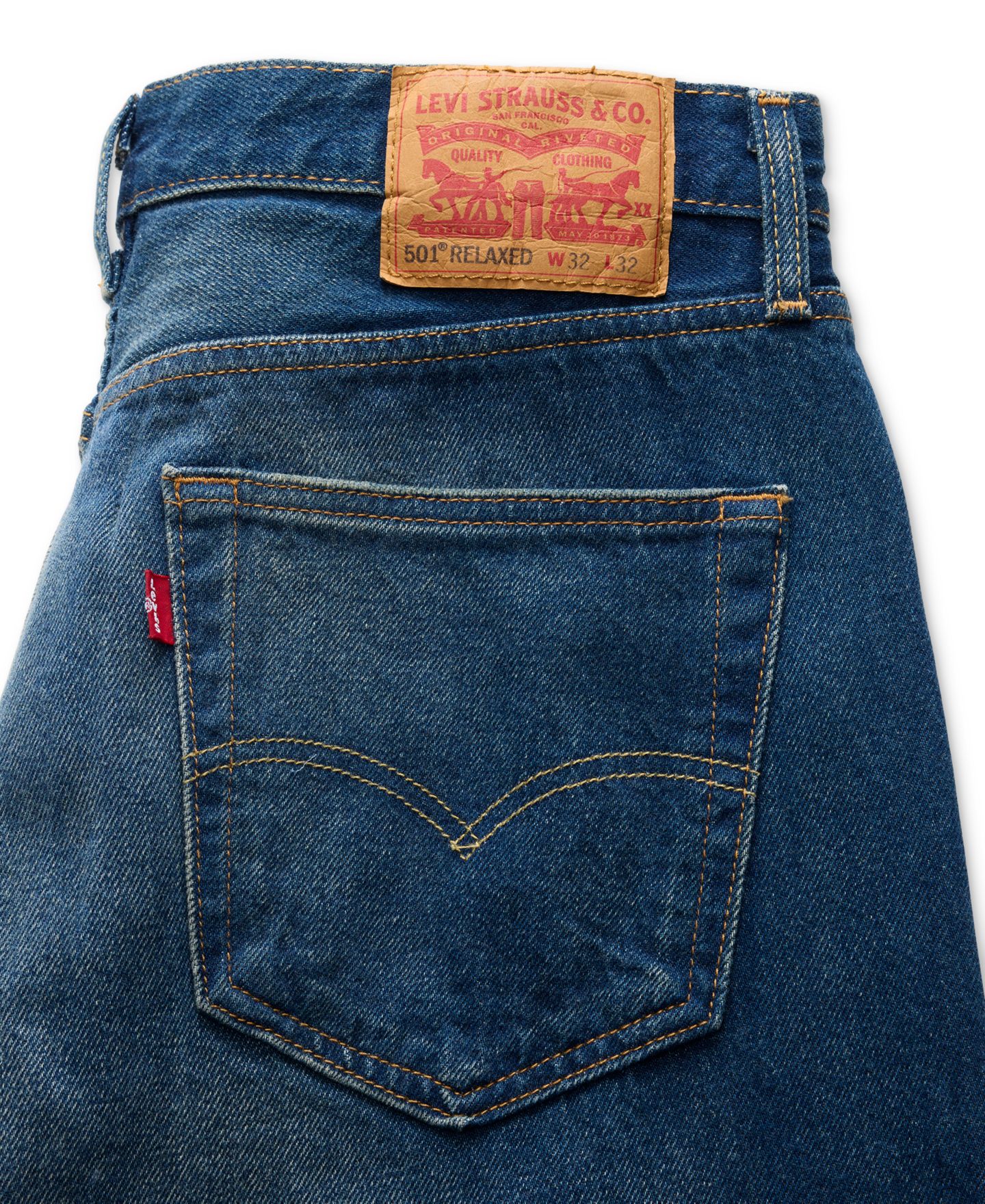 Мужские джинсы Levi's 501® Relaxed-Fit, цвет: Taking A Vacation — фото 6