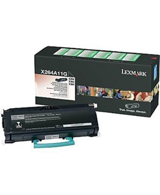 X264A11G Standard Black Laser Return Program Toner Cartridge, 3500 Standard Prints Yield