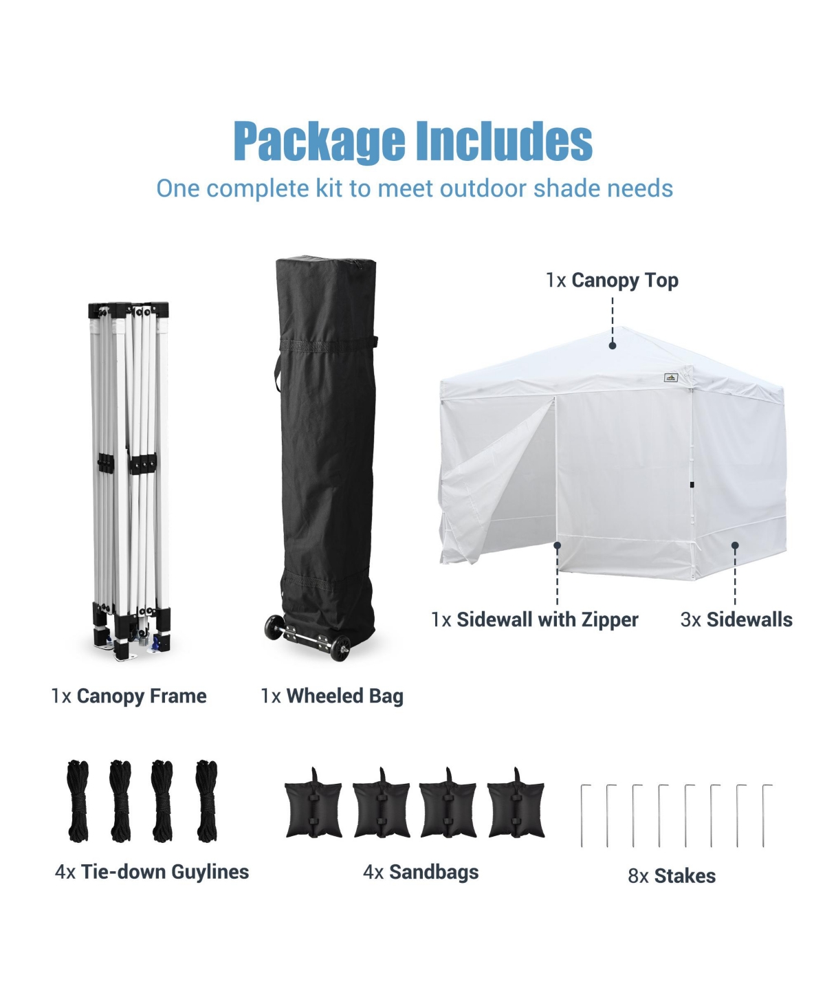 WinSpin Modular Prize Wheel and 10x10ft Pop Up Tent 4 Sidewalls 12 Backup Panels