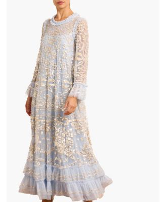 Women's Celia Long Sleeve Ankle Gown
