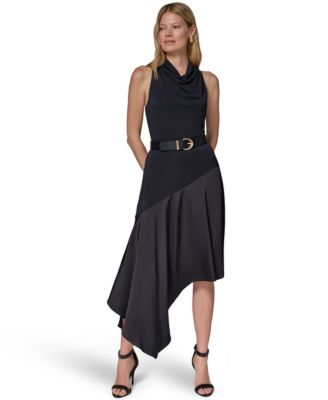 Women's Jersey High-Low Fit & Flare Dress