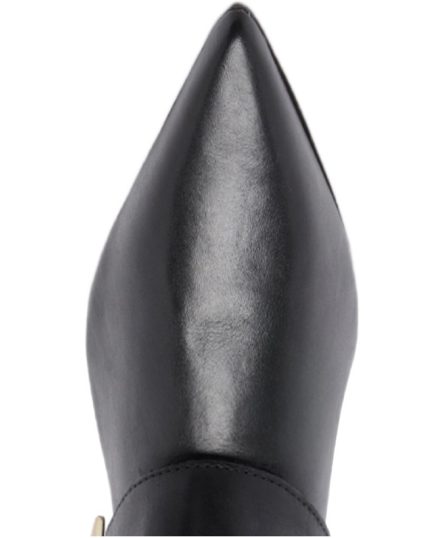 Женские ботинки Arezzo Kenny Mid Stiletto Buckle Dress Boots, цвет: Чёрный — фото 4