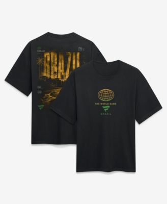 Men's Black Brazil Streets Of The World Heavyweight T-Shirt