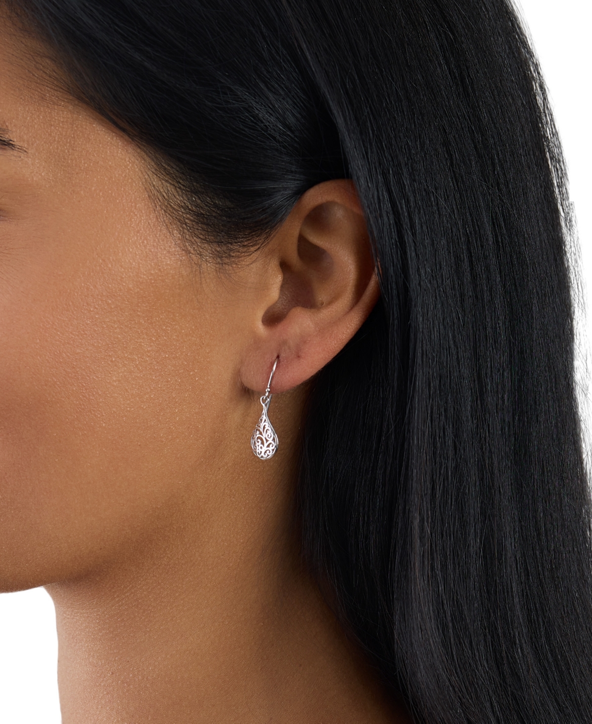 Macy's Filigree Teardrop Earrings