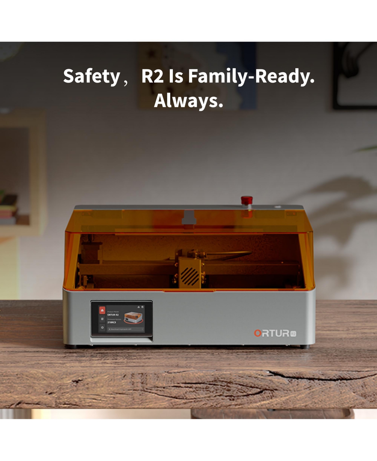 Ltmate Ortur R2 Enclosed 1.3W Laser Engraver,Smart Camera Positioning,WiFi App Control for Wood,Metal
