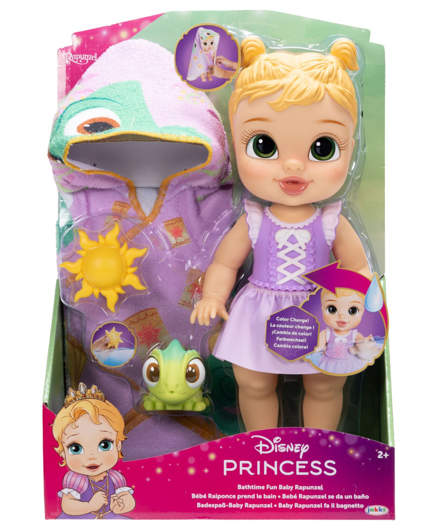 Детская кукла Disney Princess Rapunzel 12" Bathtime Baby Doll — фото 3