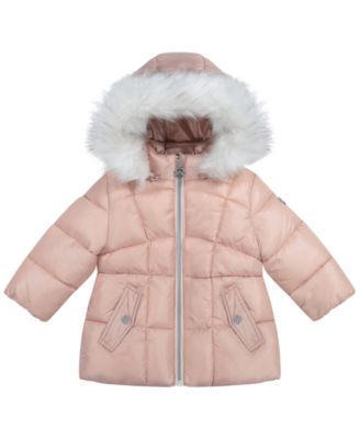 Baby Girls' Long-Sleeve Stadium Puffer Jacket
