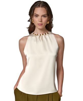 Women's Crewneck Sleeveless Top