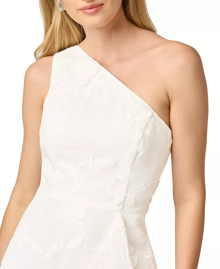 Women's Embroidered Ruffle Gown - thumbnail 6