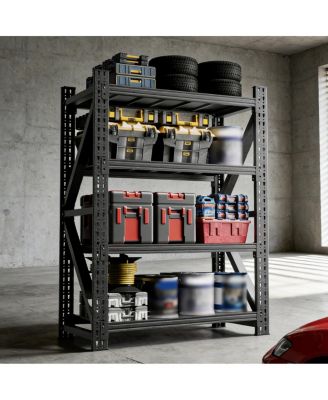 Heavy Duty Adjustable Metal Garage Shelving Unit, 4000LBS Capacity