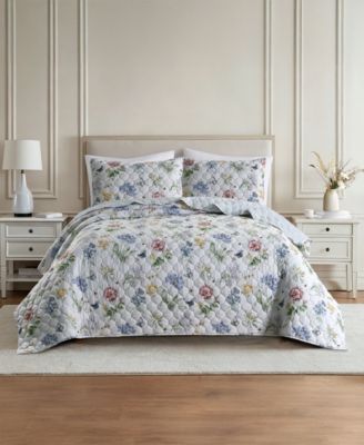 Butterfly Meadow 3-Piece Quilt Set, King
