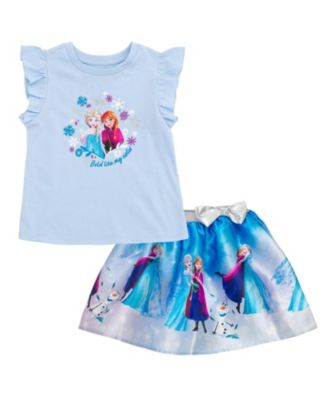 Nightmare Before Christmas Kids & Baby Jack Skellington Girls(5-14)' 2-Piece Sleeveless Top and Skirt Set