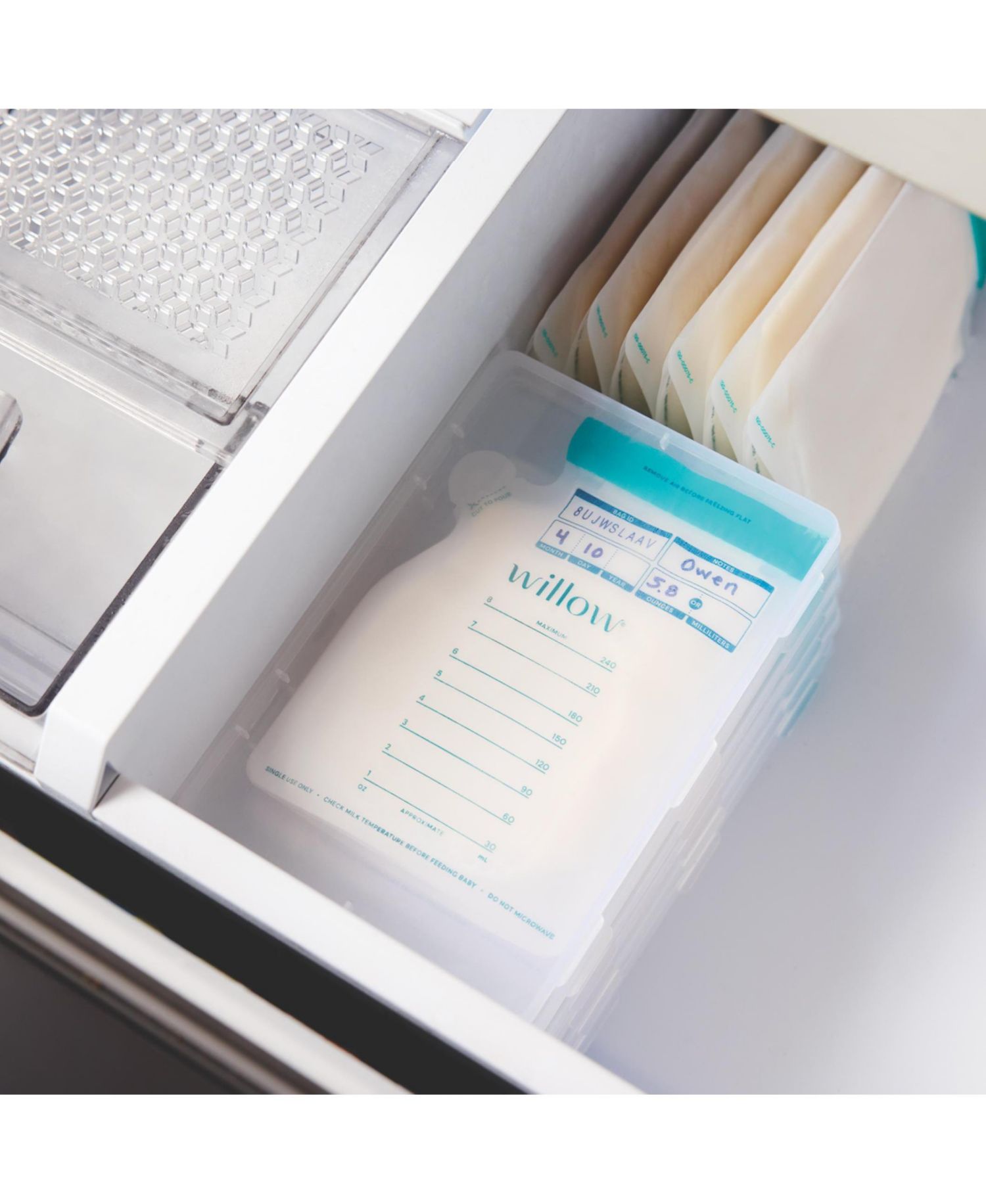 Breast Milk Storage Bag Flatteners