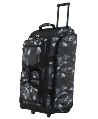 Multi-Pocket Large Upright Rolling Duffel