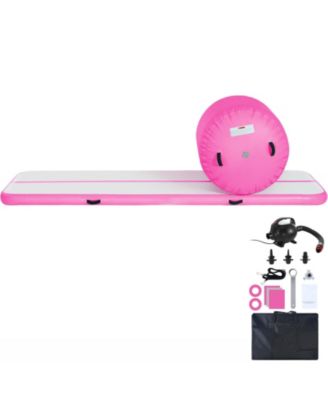 2 PCS Air Track Set Inflatable Tumbling Gymnastics Gym Mat with Pump