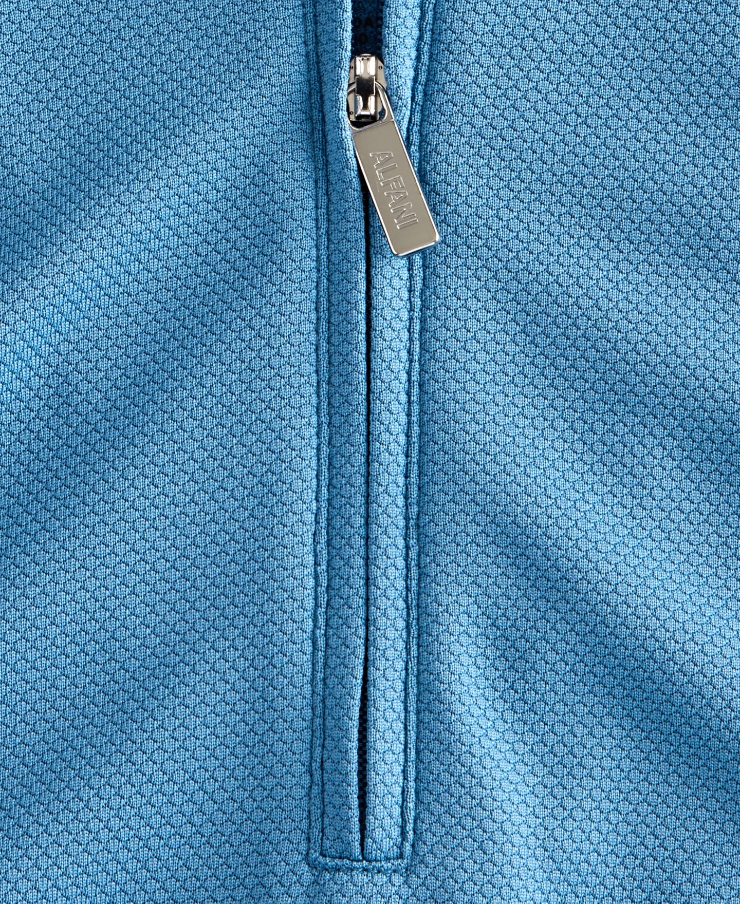 Мужская рубашка Alfani Textured Striped Resort, цвет: Синий — фото 3