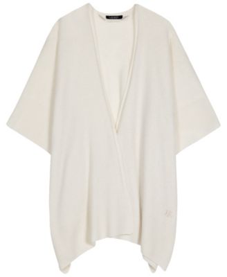 Texture Edge Knit Ruana