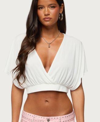 Women's Candela V Neck Crop Top