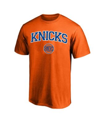 Men's Orange New York Knicks Big and Tall Arch Over Logo T-Shirt