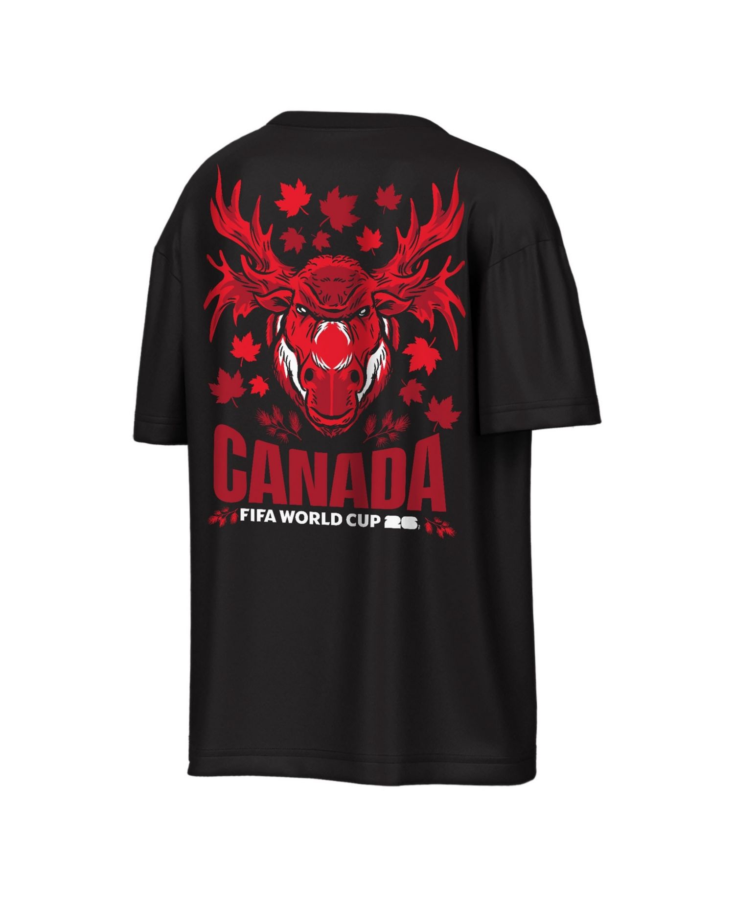 Men's Black Canada FIFA World Cup 2026 Rally Oversized T-Shirt