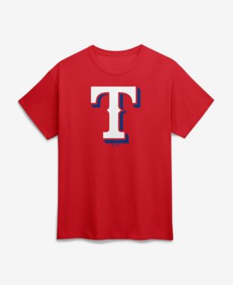 Men's Red Texas Rangers Logo T-Shirt