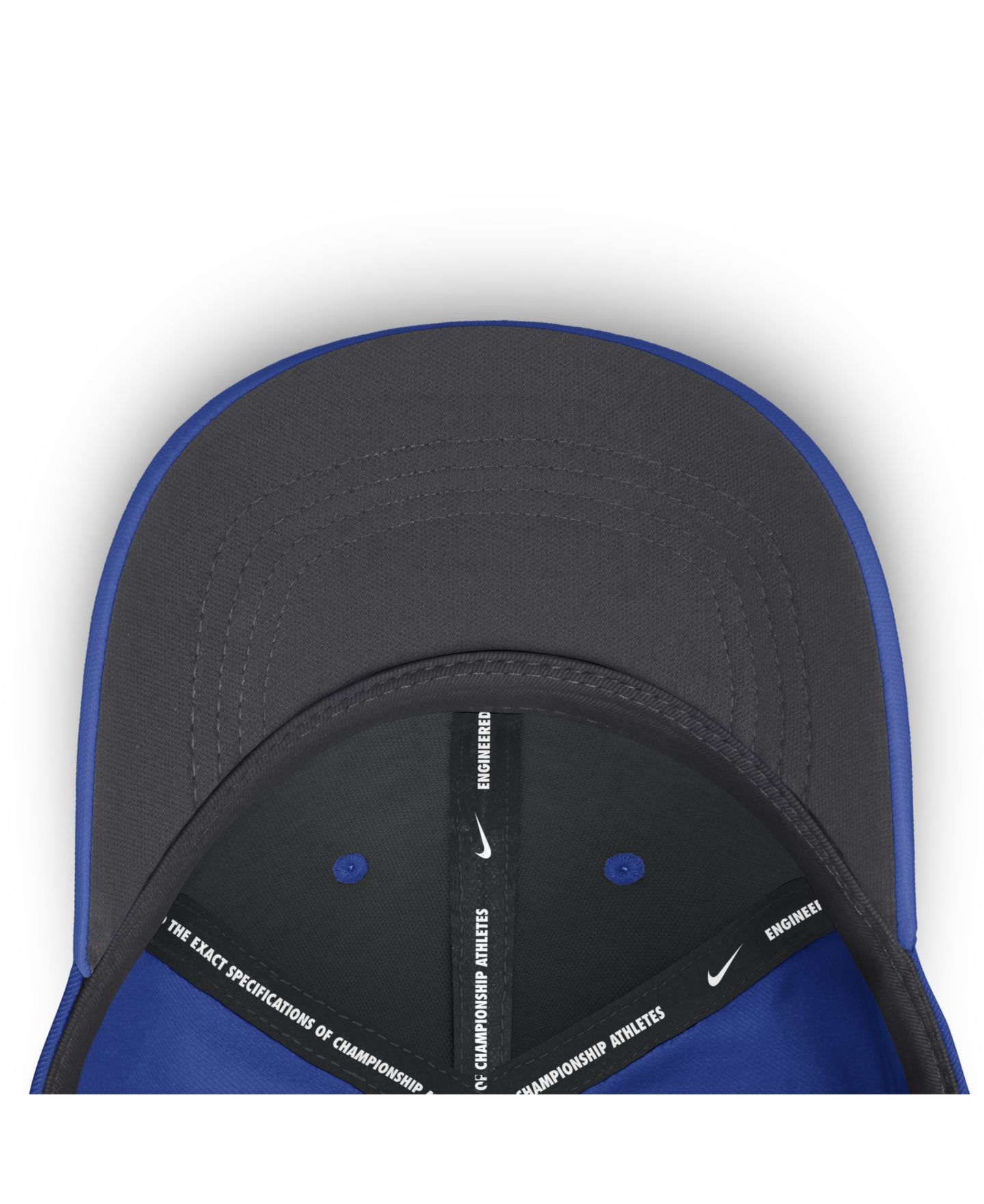 Мужской головной убор Nike Royal Duke Blue Devils Gameday Aerobill Swooshflex Dri-FIT Hat — фото 5