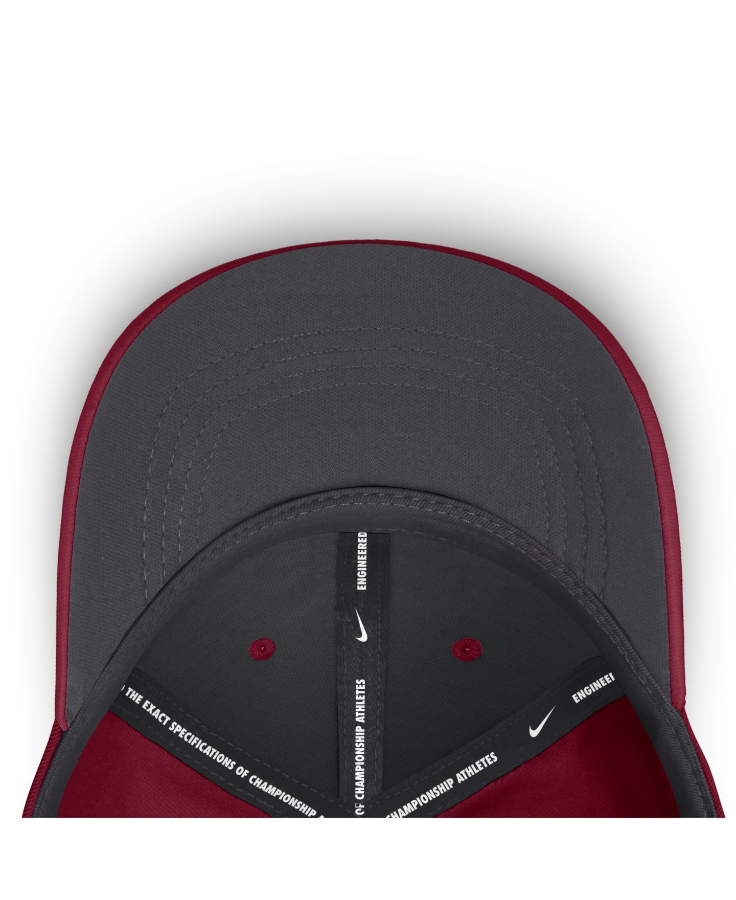 Мужской головной убор Nike Cardinal Stanford Cardinal Gameday Aerobill Swooshflex Dri-FIT Hat — фото 5