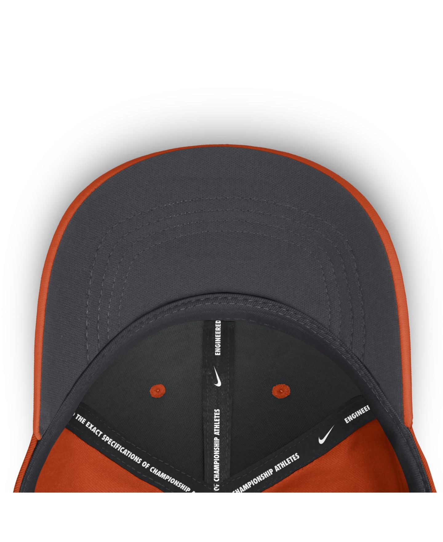 Мужской головной убор Nike Orange Clemson Tigers Gameday Aerobill Swooshflex Dri-FIT Hat — фото 5