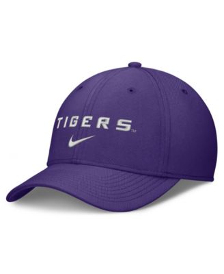 Men's Purple LSU Tigers Rise On-Field Swoosh Flex Dri-FIT Flex Hat
