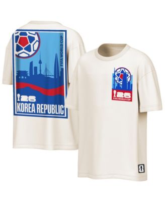 Men's Natural FIFA World Cup 2026 South Korea Post Card T-Shirt