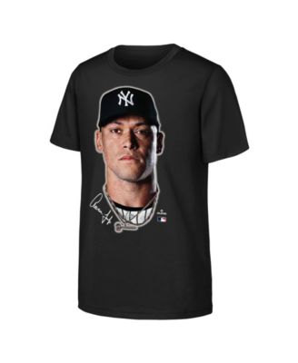 Big Boys and Girls Aaron Judge Black New York Yankees Headliner T-Shirt