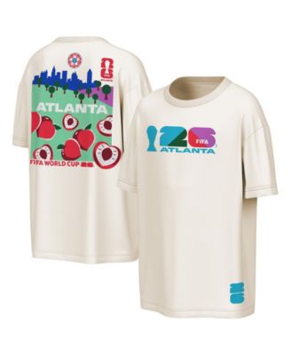 Men's Natural FIFA World Cup 2026 Atlanta Big City Poster T-Shirt