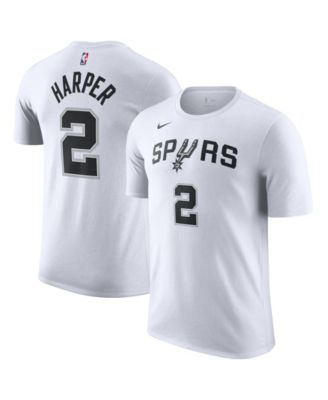 Men's and Women's Dylan Harper White San Antonio Spurs Name & Number T-Shirt