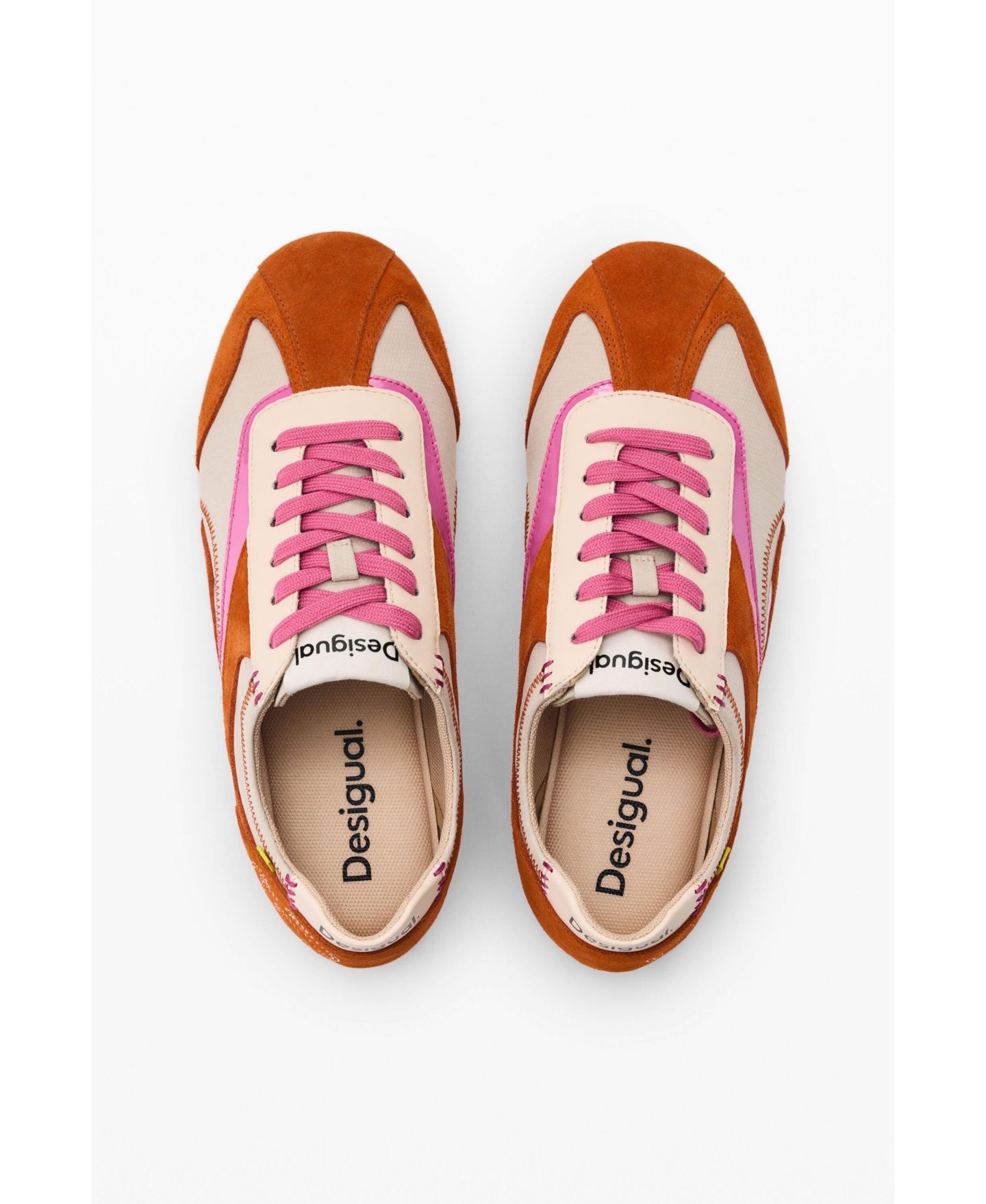 Женские кроссовки Desigual Two-Tone, цвет: Оранжевый — фото 3