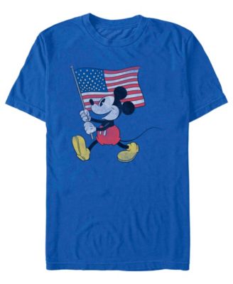 Men's Mickey Flag March Graphic T-Shirt
