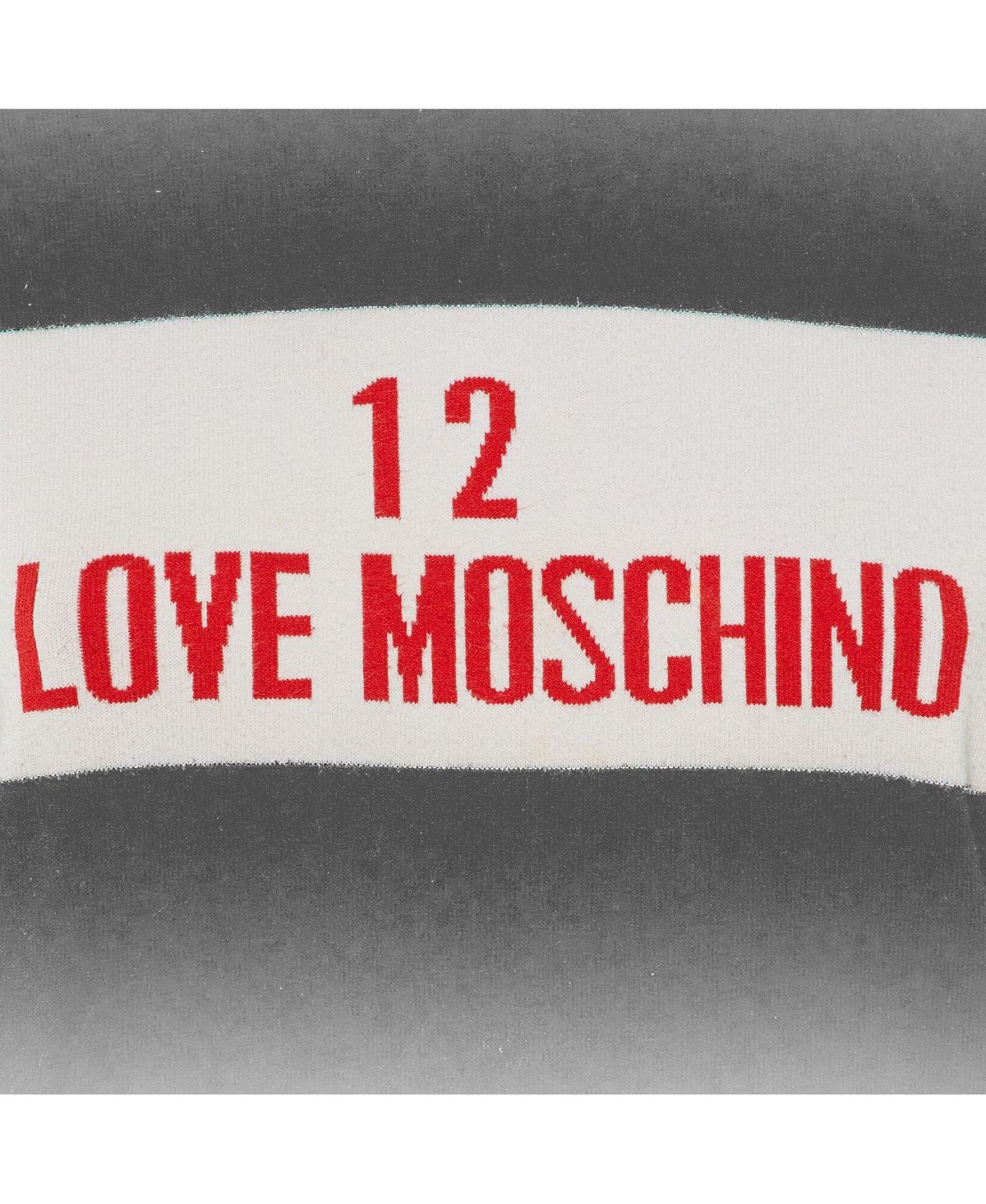 Pre-Owned Love Moschino Women's Logo Knit Turtle Neck Sweater view 4 — MAYCSS fashion products