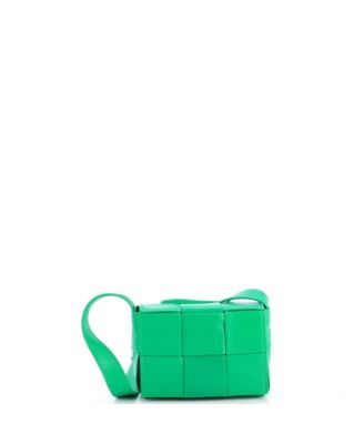 Candy Cassette Crossbody Bag Maxi Intrecciato Leather