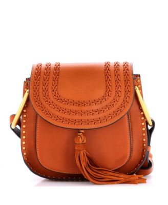 Small Hudson Handbag Whipstitch Leather