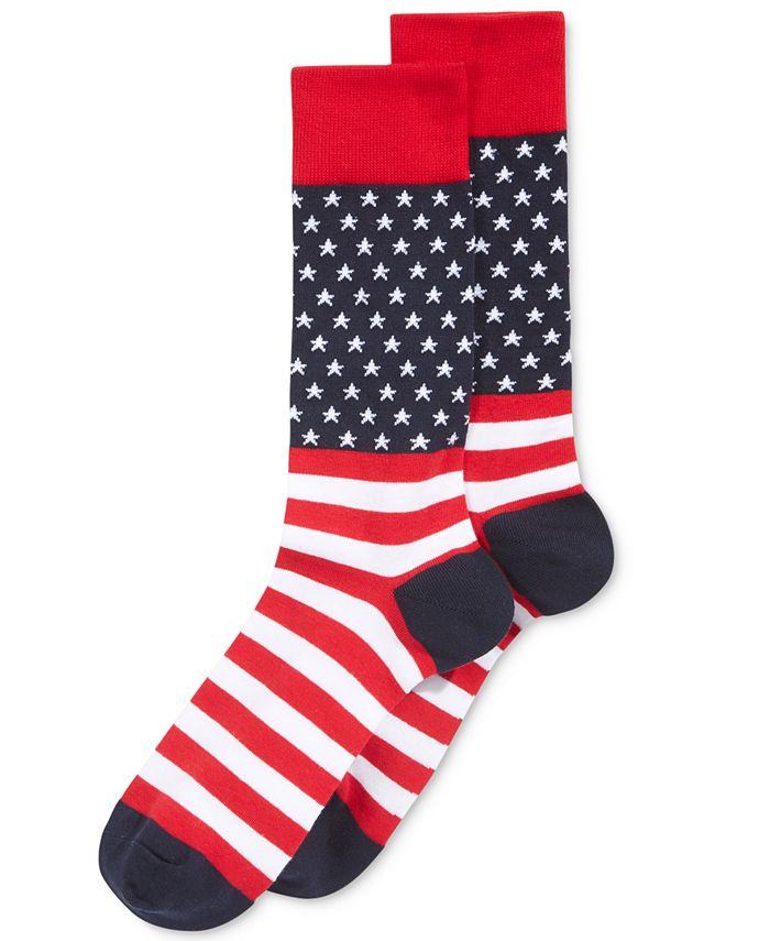Hot Sox Men's Flag Socks - Macy's