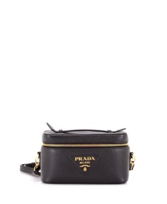 Mini Convertible Top Handle Vanity Shoulder Bag Vitello Daino