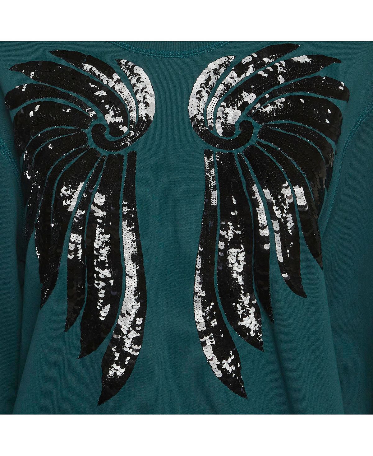 Pre-Owned Dries Van Noten Women's Jersey Embroidered Sweatshirt view 3 — MAYCSS fashion products