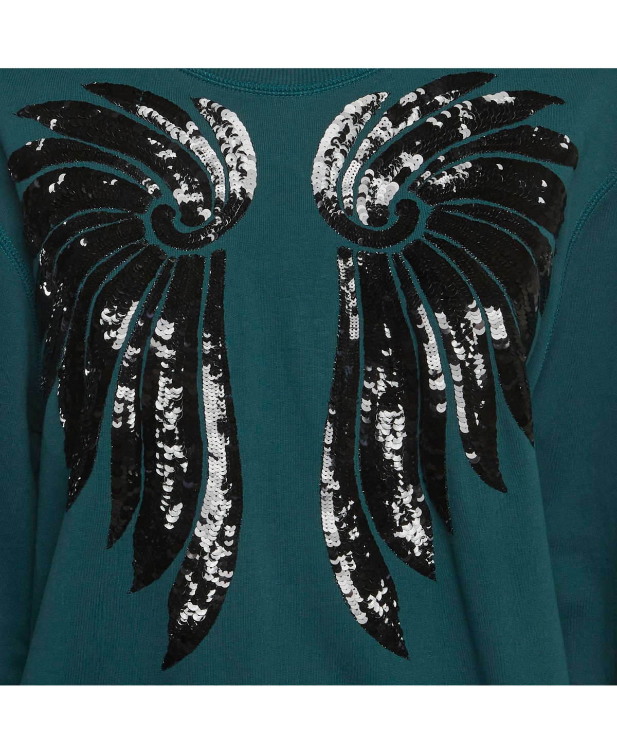 Pre-Owned Dries Van Noten Women's Jersey Embroidered Sweatshirt
