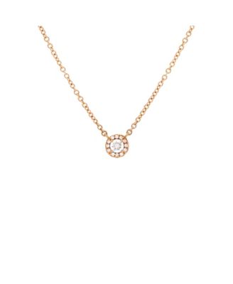 Soleste Round Pendant Necklace