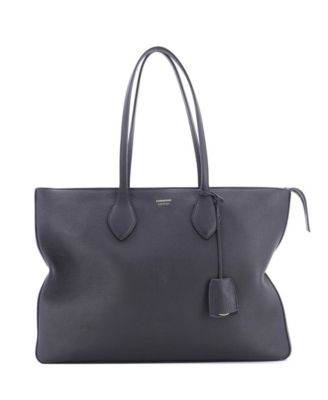Large Fold Side Star Tote Leather