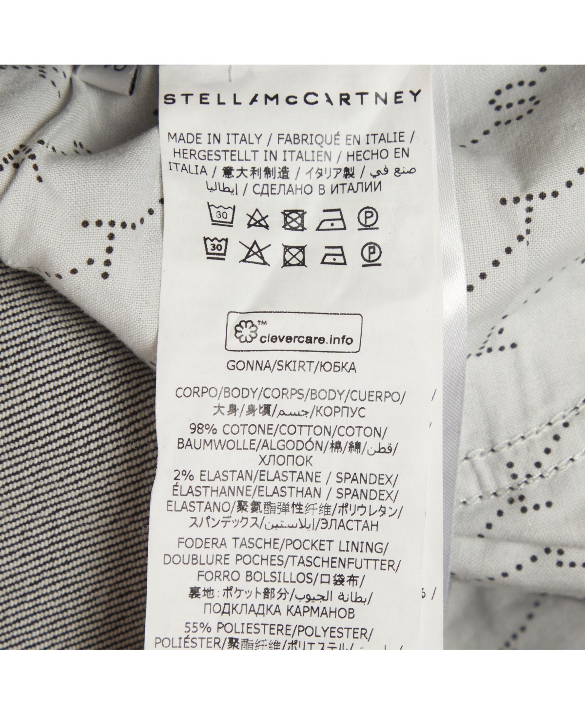 Pre-Owned Stella Mccartney Women's Denim Short Skirt