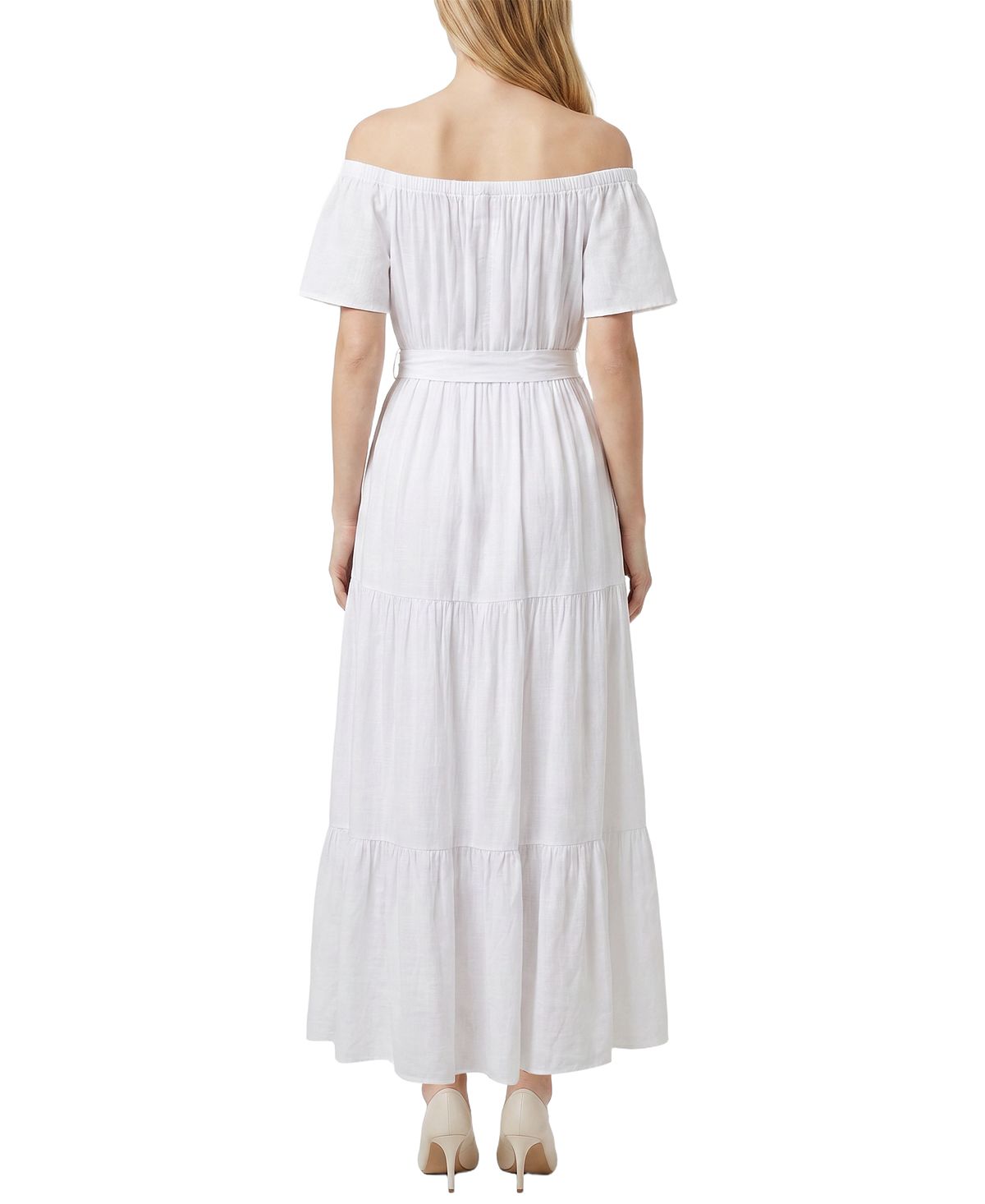 NY Collection Womem's Square Neck Maxi Dress view 4 — MAYCSS fashion products